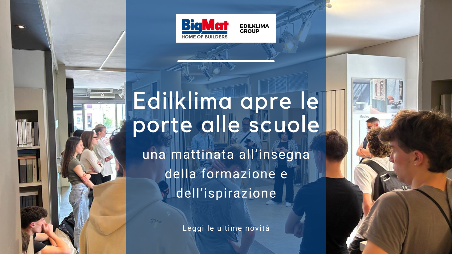 Ancora una volta Edilklima apre le porte alle scuole una mattinata all’insegna della formazione e dell’ispirazione
