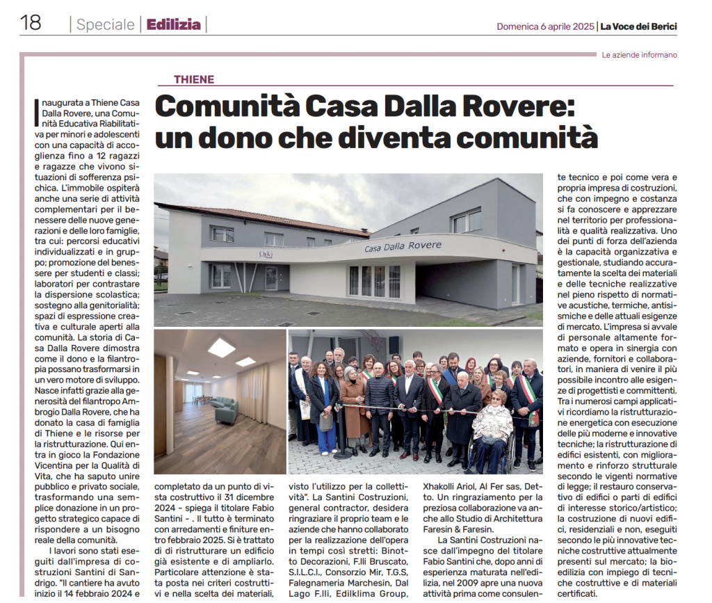 Casa Dalla Rovere progetto concluso